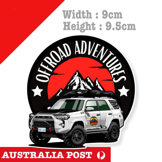 Toyota TACOMA TRD Adventure 4WD Logo, 4x4 Off Road, Hilux Toyota  Stickers