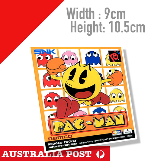Pacman Game Arcade Game ,Laptop Retro Gaming Vintage Sticker