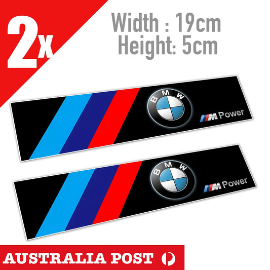 BMW M Power Black Sport Racing BMW Banner Stickers