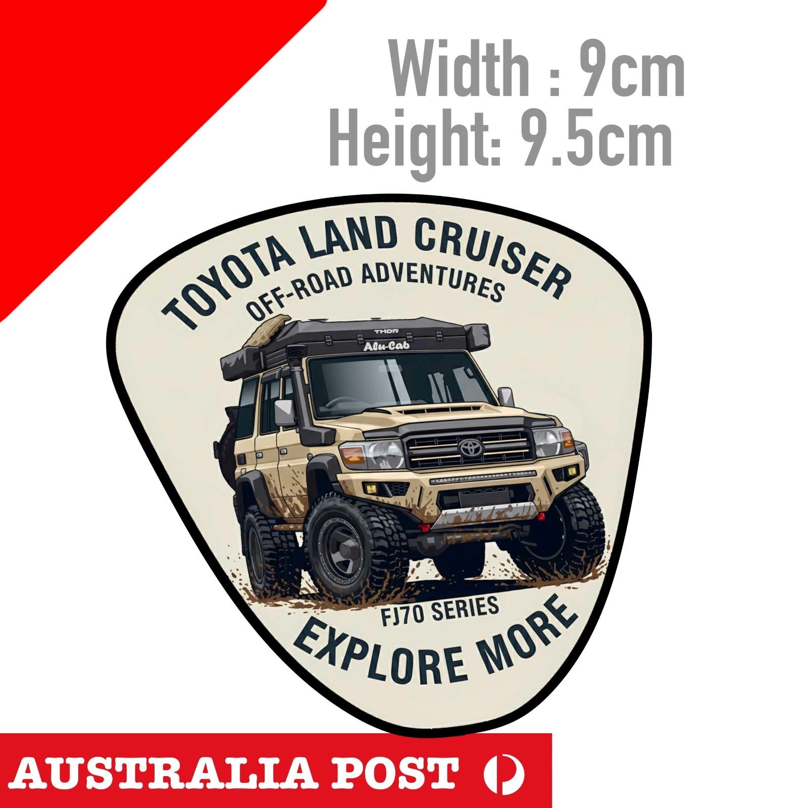 Toyota Landcruiser Country Sticker/Decal - TRD Sticker Toyota Green Fj70