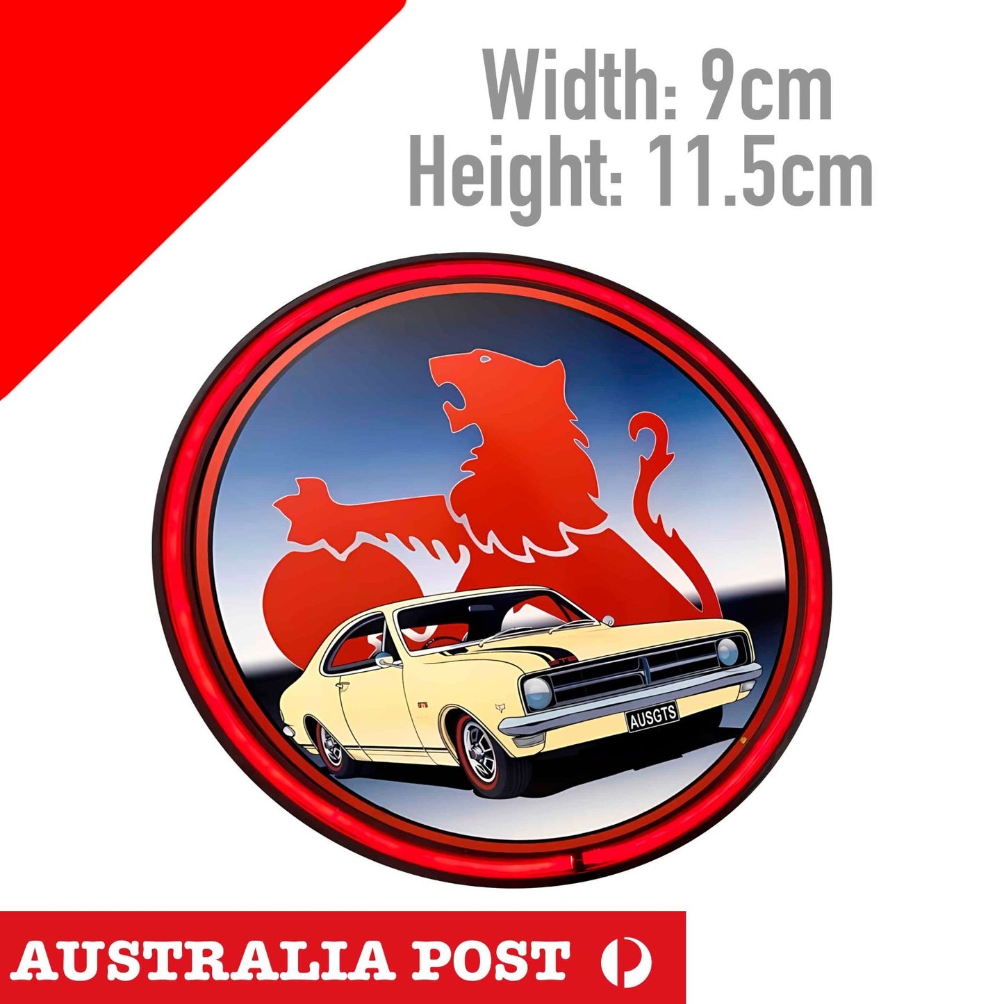 Holden Monaro GTS Bar Garage Wall , Vintage Holden Logo Sticker