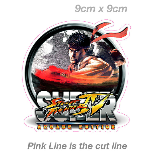 STREET FIGHTER Arcade Edition Logo  Decal Vinyl  Sticker 