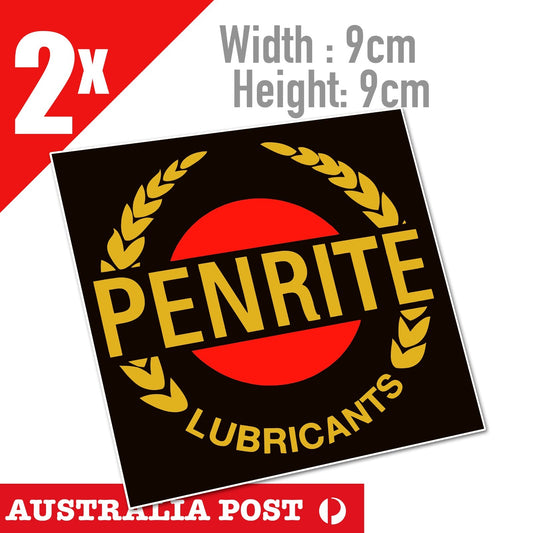 PENRITE LUBRICANT Motor Oil Stickers