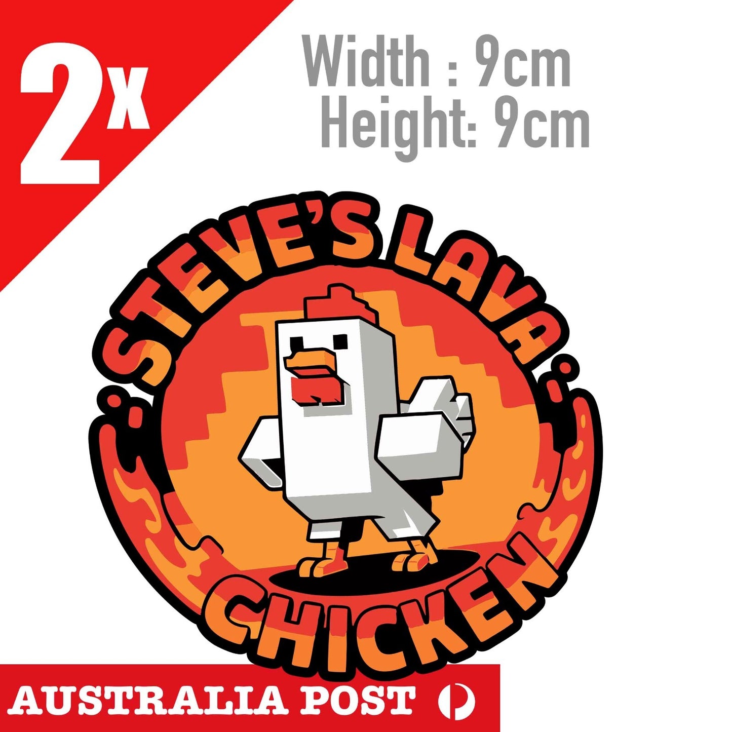 Chicken Jockey Minecraft Funny Vinyl Decal Stickers