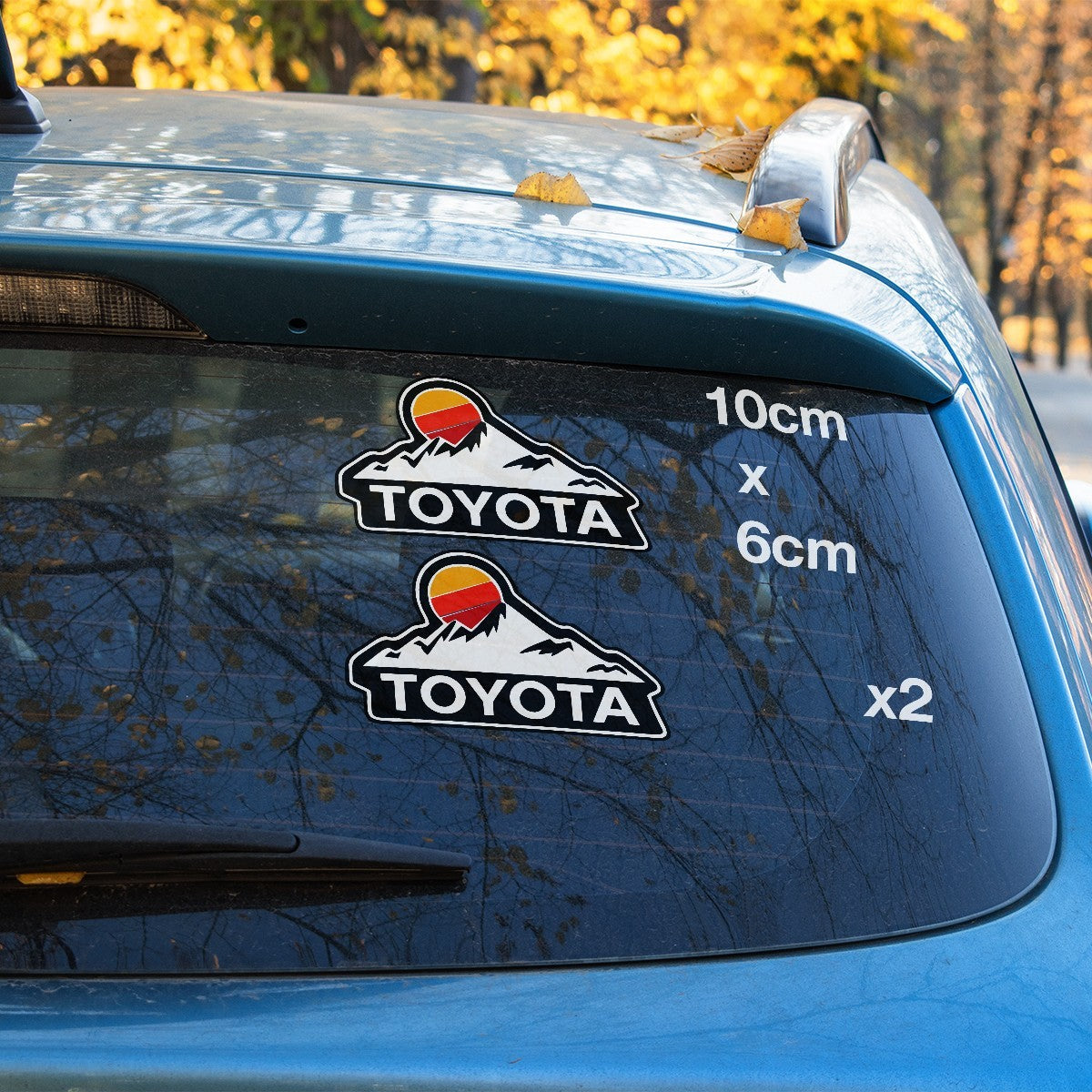 Toyota Vintage Mountain 80s, Hilux, 4WD, Off Road Decal Sticker