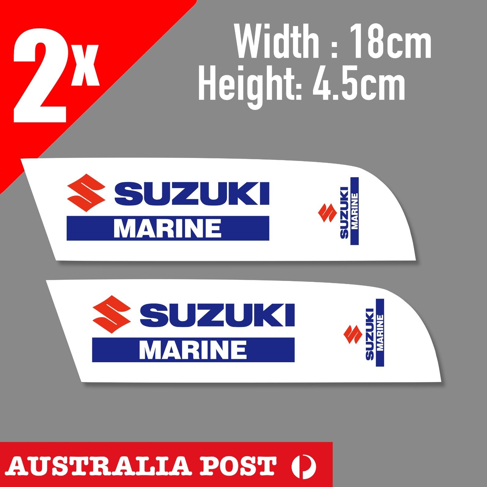 SUZUKI Marine Logo Banner Sticker