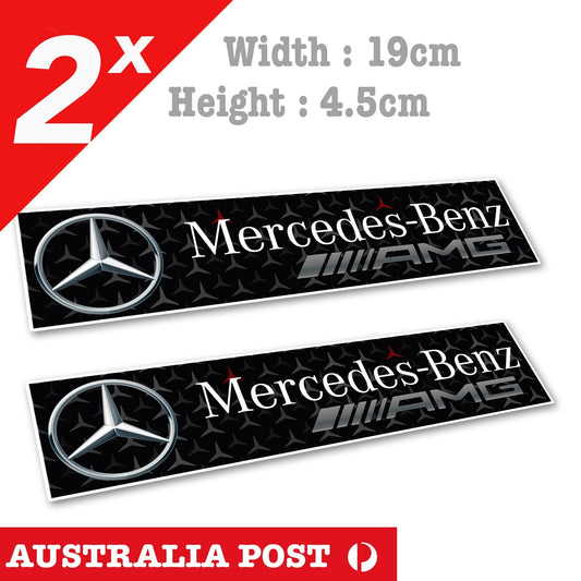 MERCEDES BENZ AMG Banner Sign Logo Sticker ,Car Logo Sticker