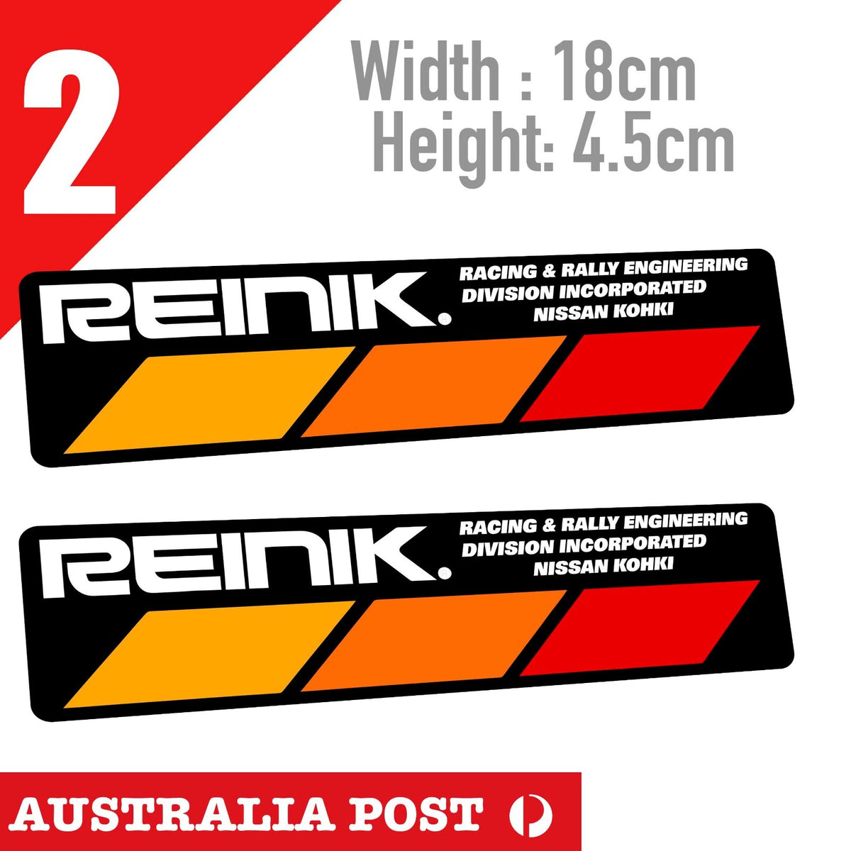 Nissan Reinik  Banner, JDM, Japan, Osaka Turbo, Racing Stickers