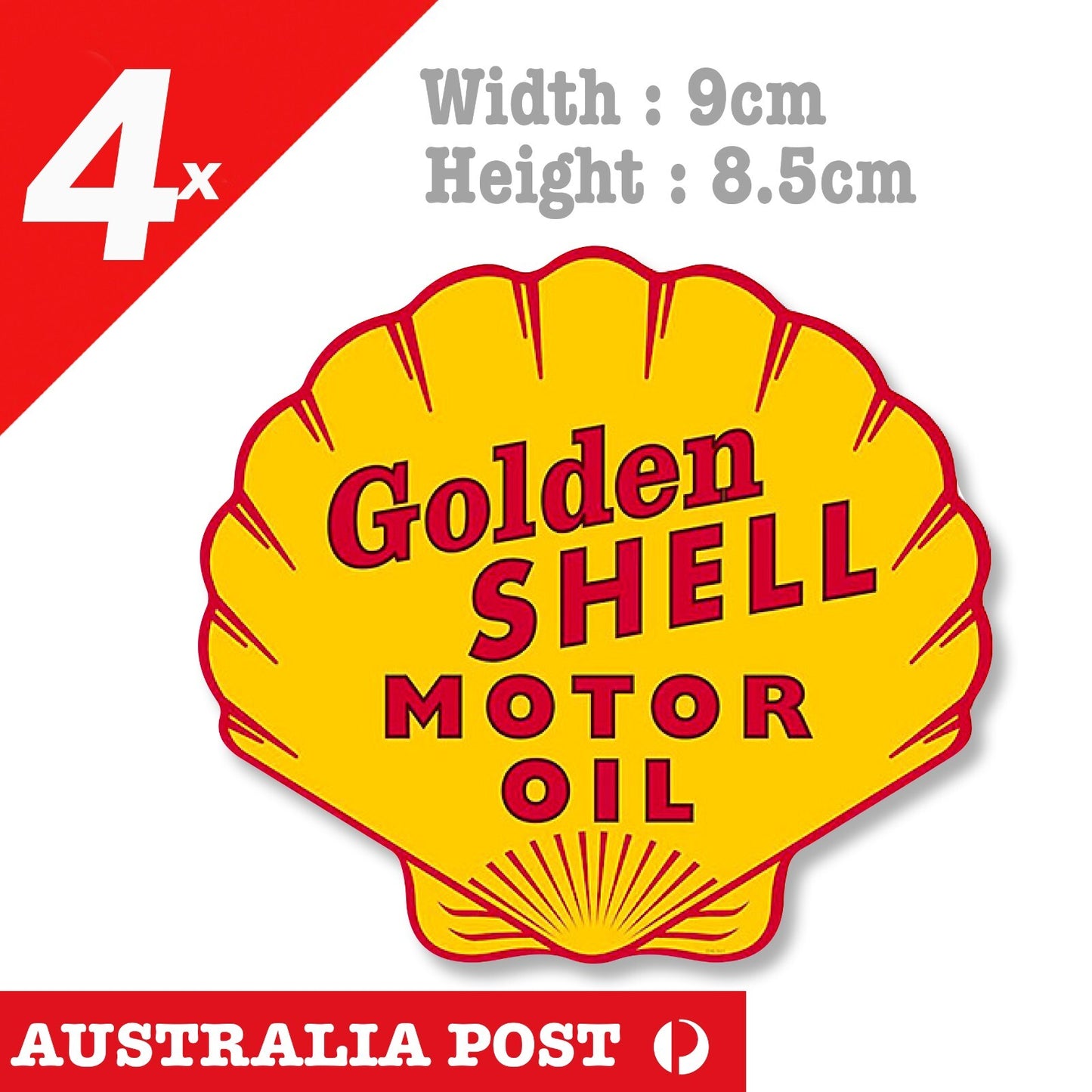 Shell Motor Oil Logo,Old Vintage Logo Sticker
