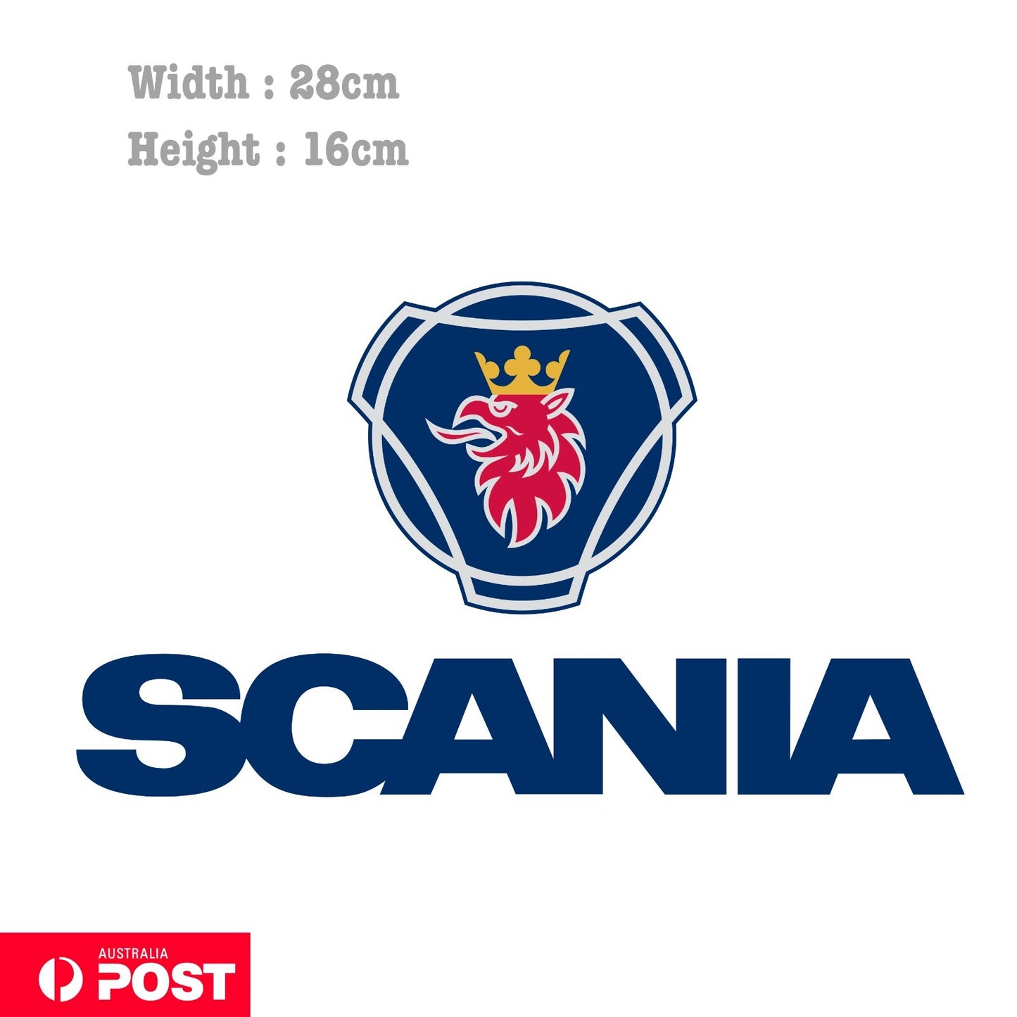 Scania Logo Truck Vinyl , Truck Logo Sticker