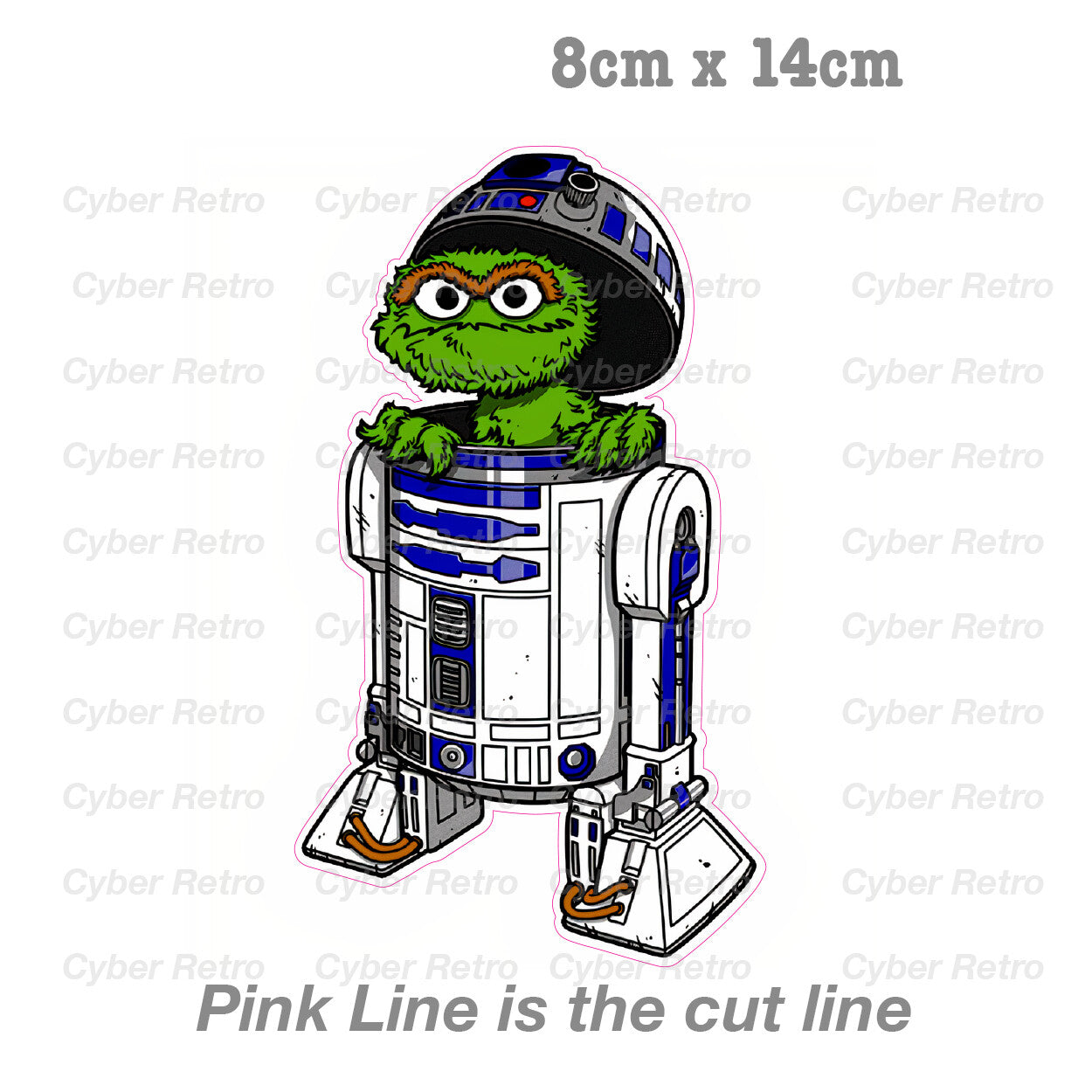 R2-D2 Star Wars Funny  Decal Sticker 