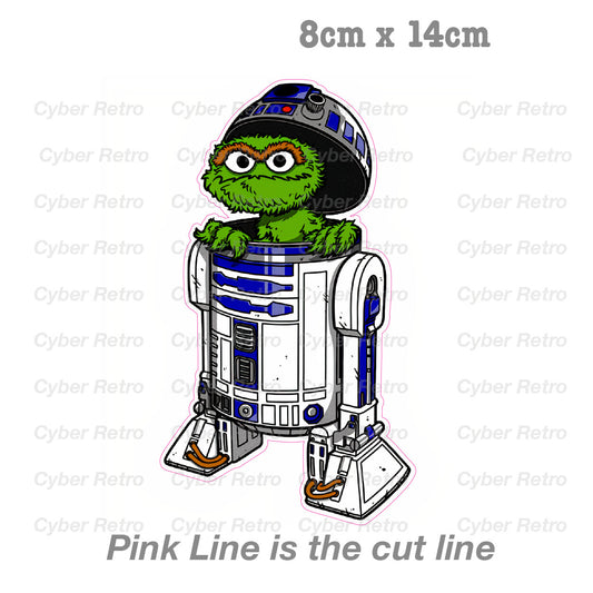 R2-D2 Star Wars Funny  Decal Sticker 