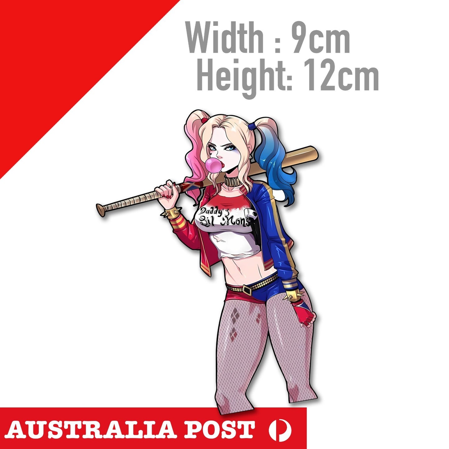 DC Harley Quinn Chewing Gum, Suicide Squad , Harley Quinn Stickers