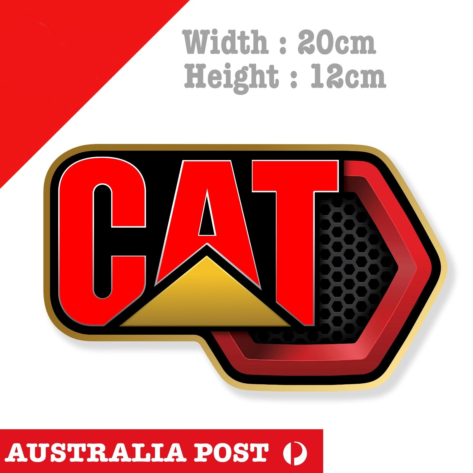 CATERPILLAR Diesel and Gas Logo  Laptop Car, Truck, Ute Decal Sticker