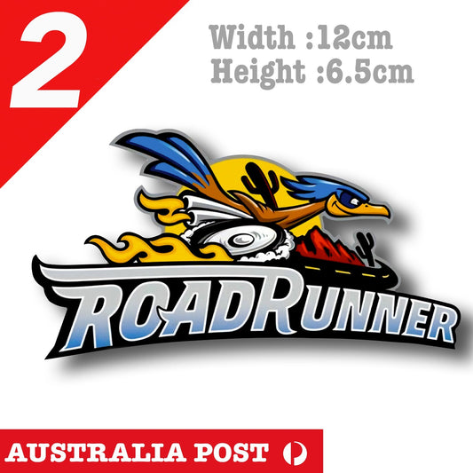 Road Runner and Wile E Coyote Funny  Vinyl  Stickers