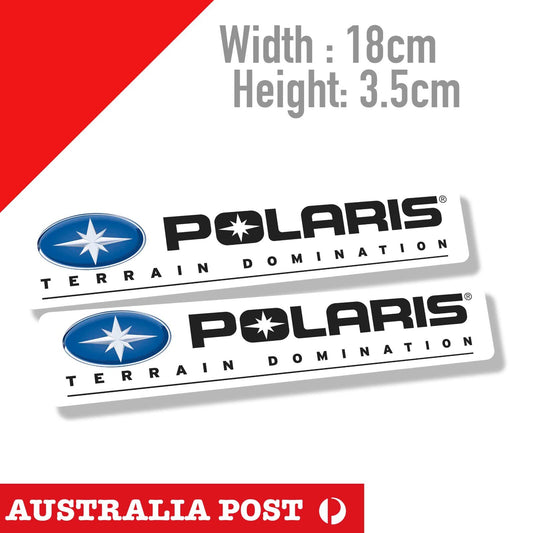 Polaris  Terrain Domination Banner  Stickers