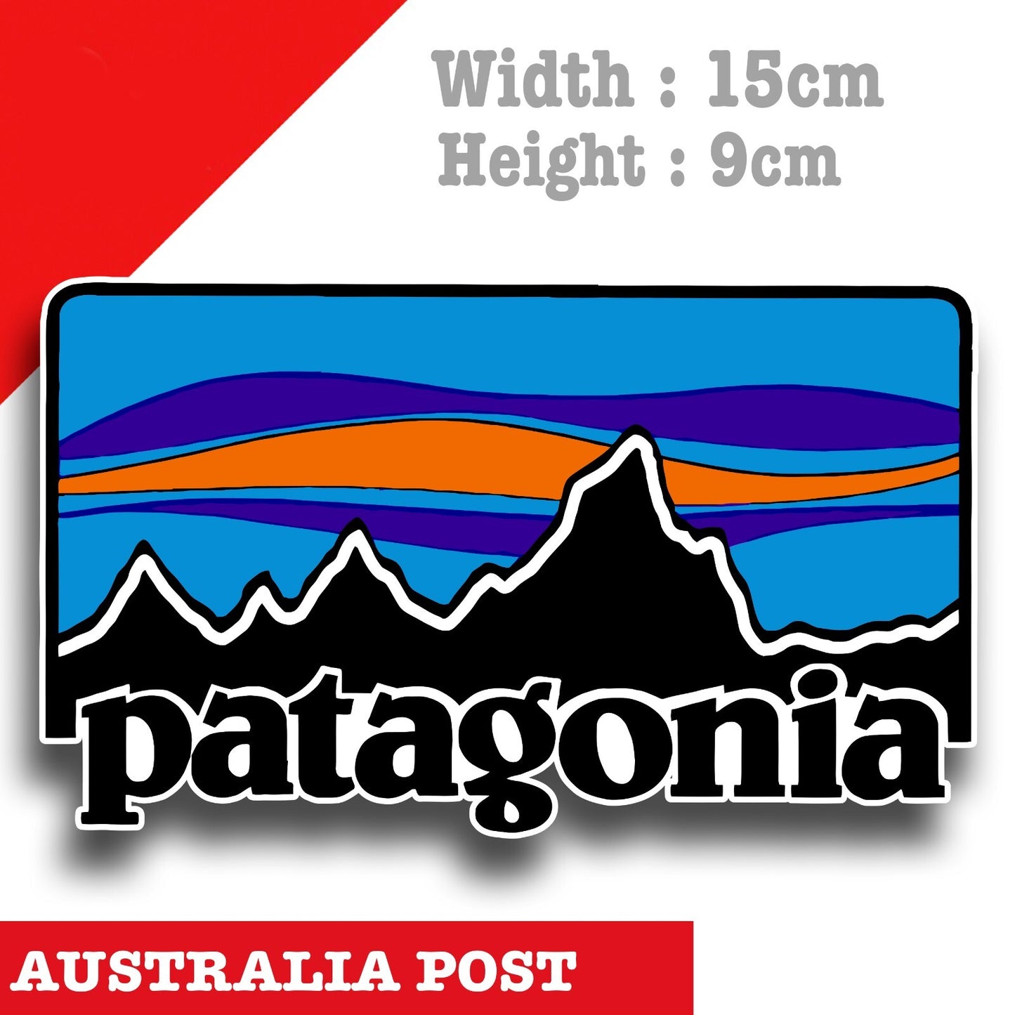 Patagonia Built To Endure Logo  Laptop , Car  Sticker