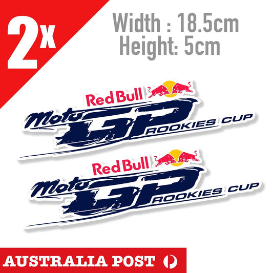 RED BULL MOTO GP Logo, Red Bull  ROOKIE CUP Banner  Sticker