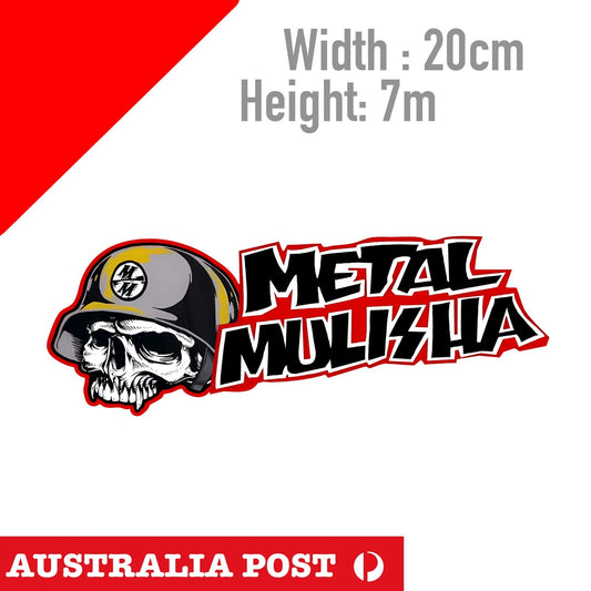 Metal Mulisha ,Motocross Dirt Bike 4x4 Off Road Helmet  Soldier Sticker