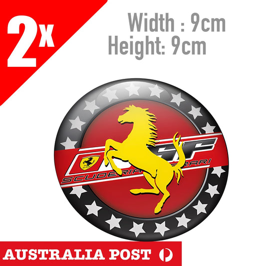 Ferrari Scuderia, Ferrari Round LOGO Sticker