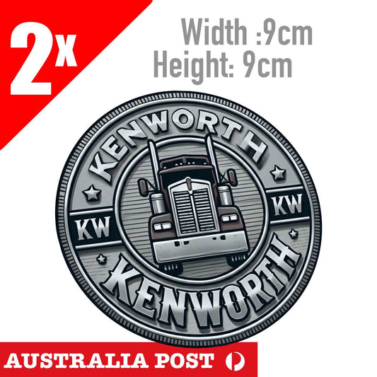 Kenworth Truck , Kenworth Truck logo, Vintage, Round  Sticker