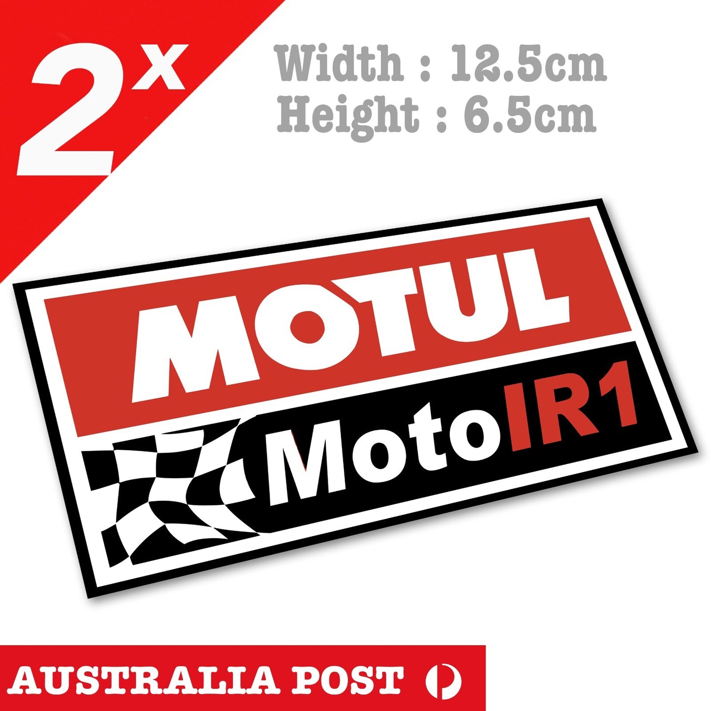 MOTUL Moto IR1 Logo  Laptop , Car , MotoGP Racing Stickers