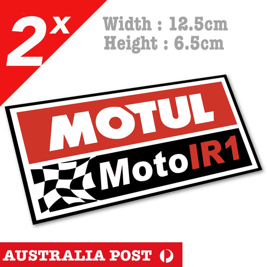 MOTUL Moto IR1 Logo  Laptop , Car , MotoGP Racing Stickers