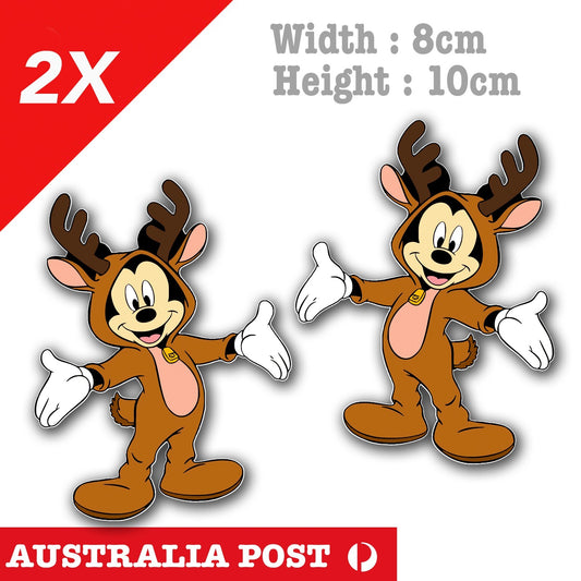 Disney Mickey Mouse Funny Rain Deere , Minnie Mouse , Mickey Mouse Sticker