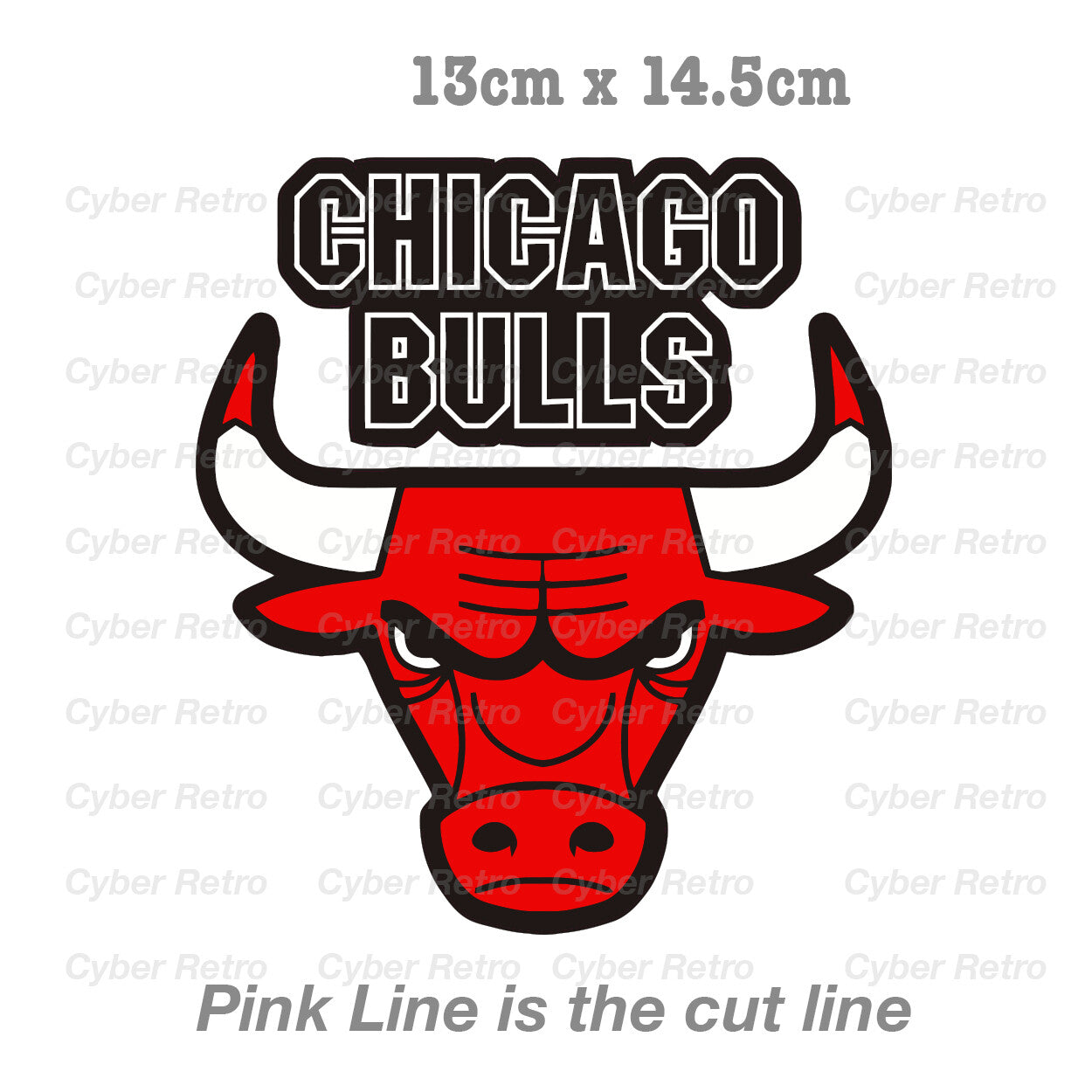 CHICAGO BULLS NBA Basketball  Logo Decal Sticker