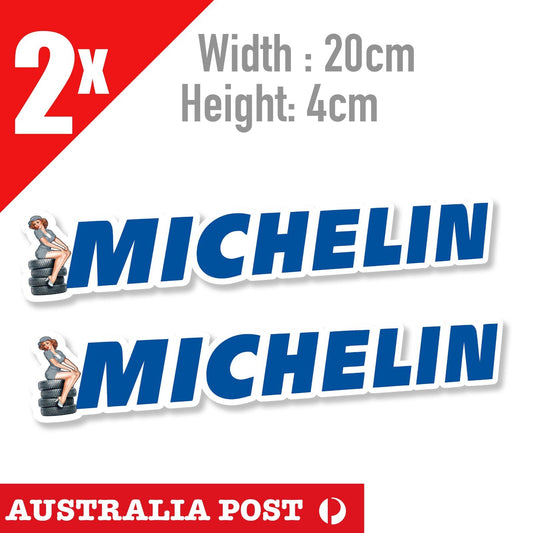 Michelin Pin Up Sexy Girl , Michelin Tyre Logo Banner Stickers