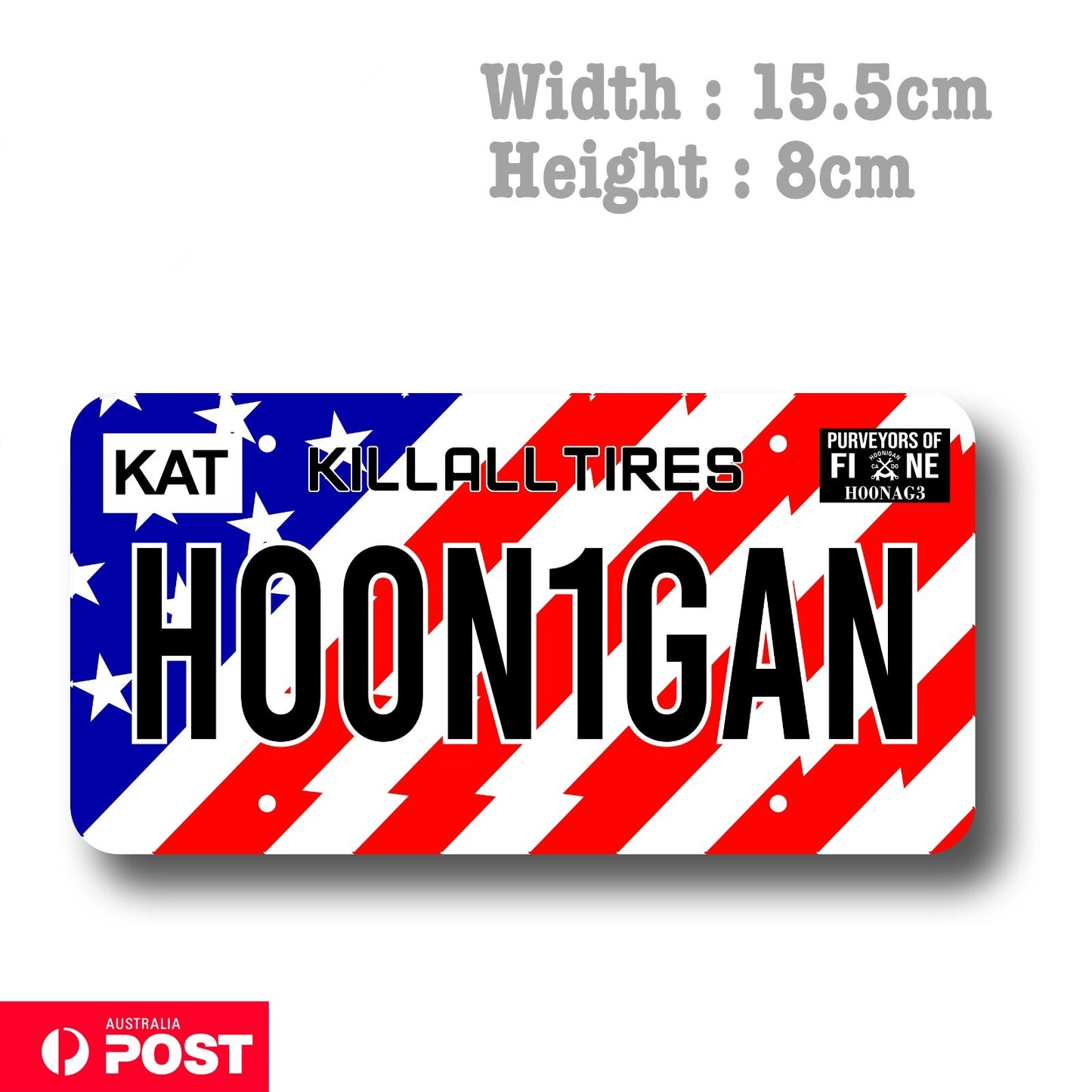 HOONIGAN Flag Kill All Tyres - Ken Block 43 JDM  Decal Sticker