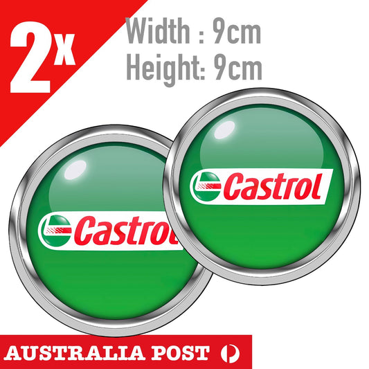 CASTROL OIL Logo ,Round Logo , Castrol Sticker