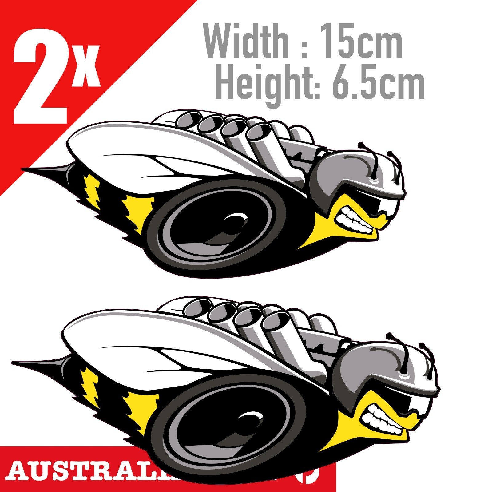 Dodge Rumble Bee Turbo Bee  Laptop ,Car Sticker 