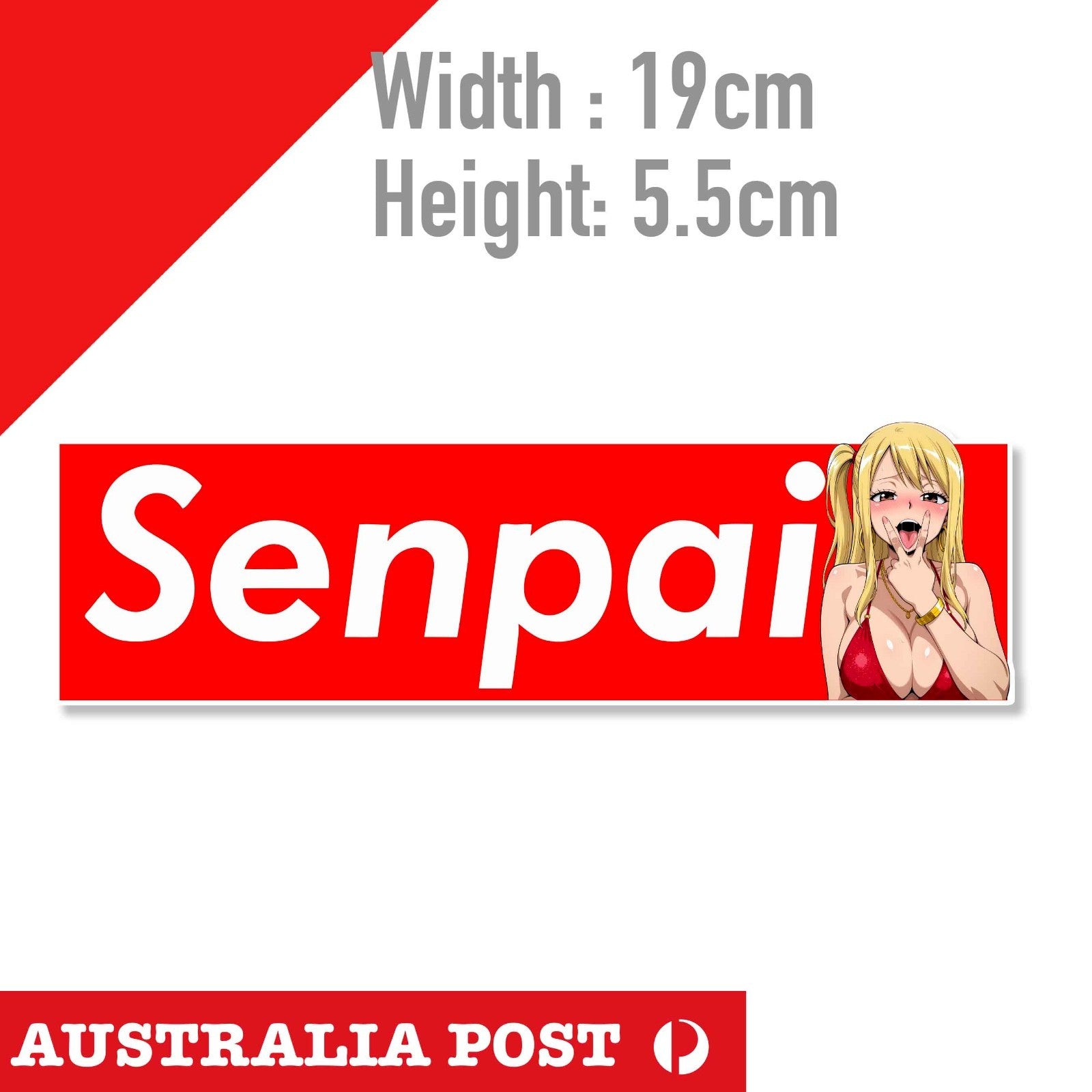 SENPAI Pls Anime Girl Waifu Slap  JDM HENTAI Cute Sexy Blonde Girl Anime Sticker
