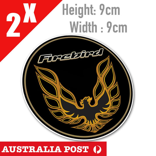Pontiac Firebird 1977 Eagle Logo, American Muscle Car Round Logo Stickers