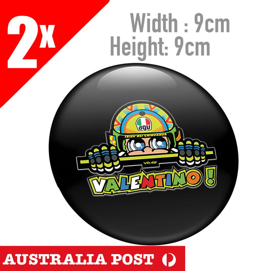 VALENTINO ROSSI The Doctor Number 46 Round Sticker
