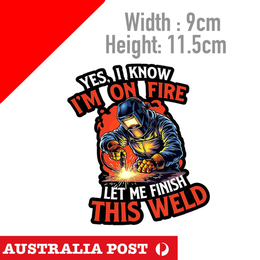 BOILERMAKER WELDER FOR TOOLBOX BEER FRIDGE WELDING HELMET MANCAVE STICKER