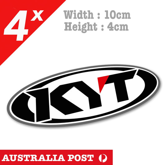 KYT Helmet  Motorcycle Logo , Helmet MotoGPx4 Stickers