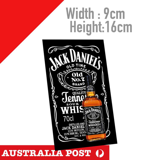 Jack Daniels Whiskey Bottle Logo - Fridge Bar  Decal  Sticker