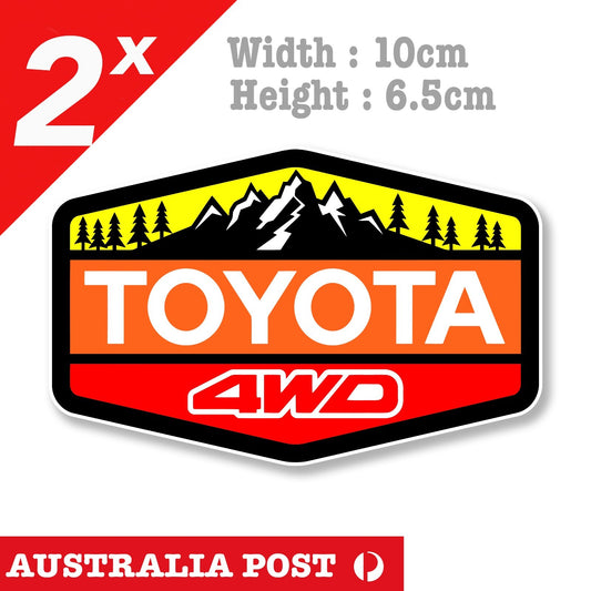 Toyota 4WD TRD, 4x4, Hilux, 4WD, Off Road JDM JAPAN Sticker