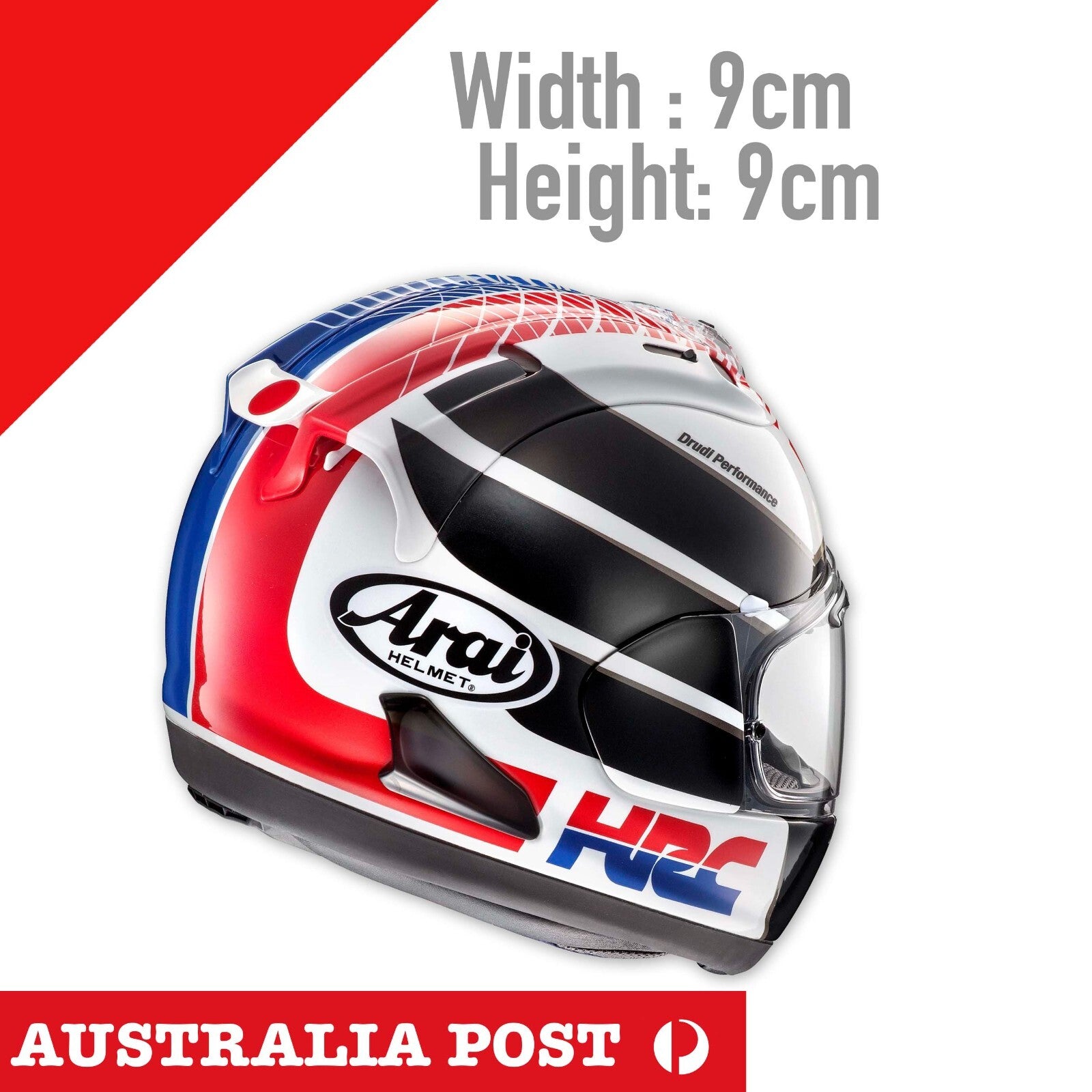 HONDA HRC, Helmet  JDM Motorcycle Helmet, ARAI HELMET, Motorcycle Sticker