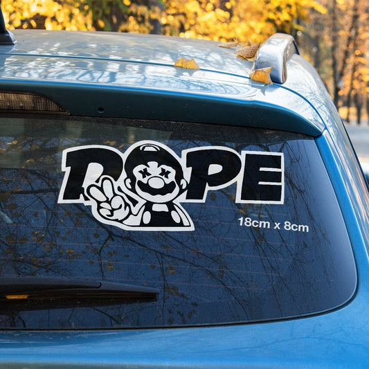 Dope Mario Drift JDM Dripping ute toad 4x4 window bumper funny car Sticker