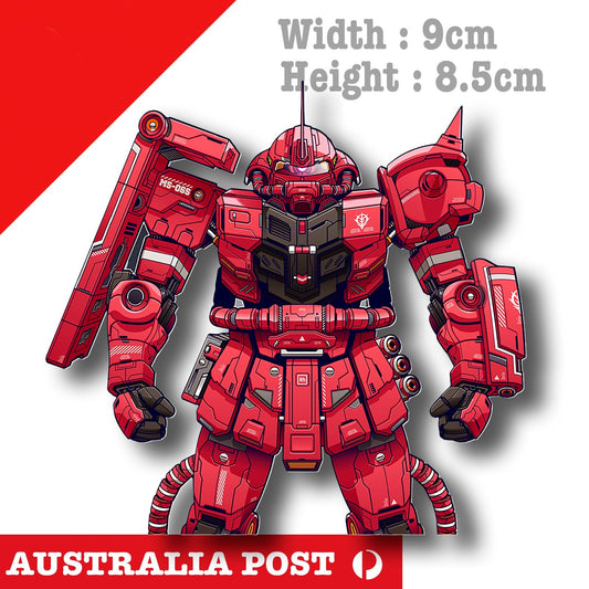 MS-06 ZAKU Gundam anime JDM  Laptop , Car  Decal Sticker 