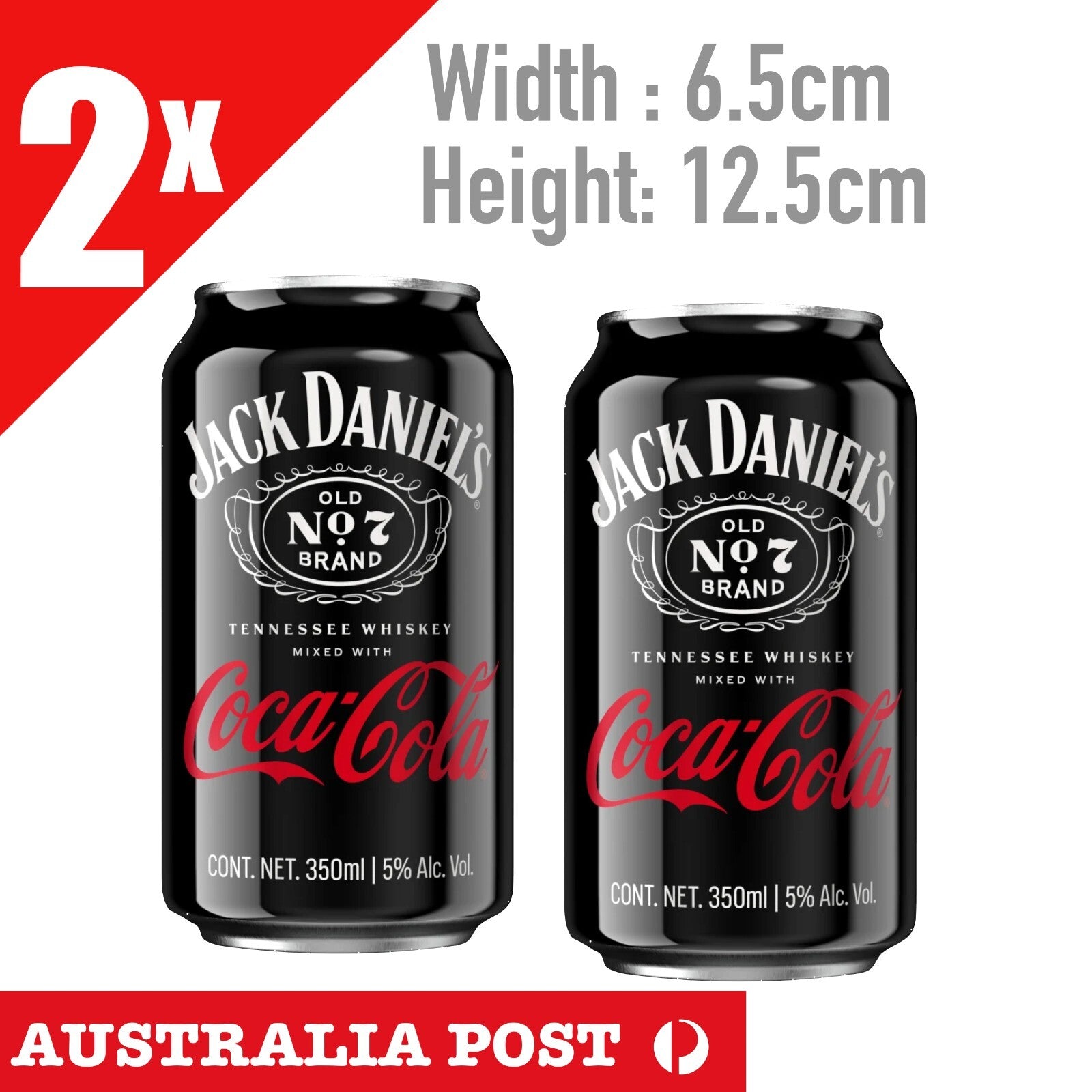 Coca Cola CAN Jack Daniel Whiskey Skull Label Funny Stickers