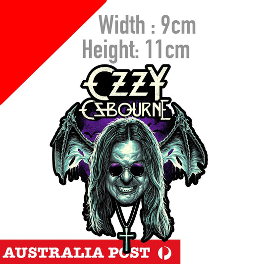 Ozzy Osbourne Heavy Metal R.I.P Logo  Sticker