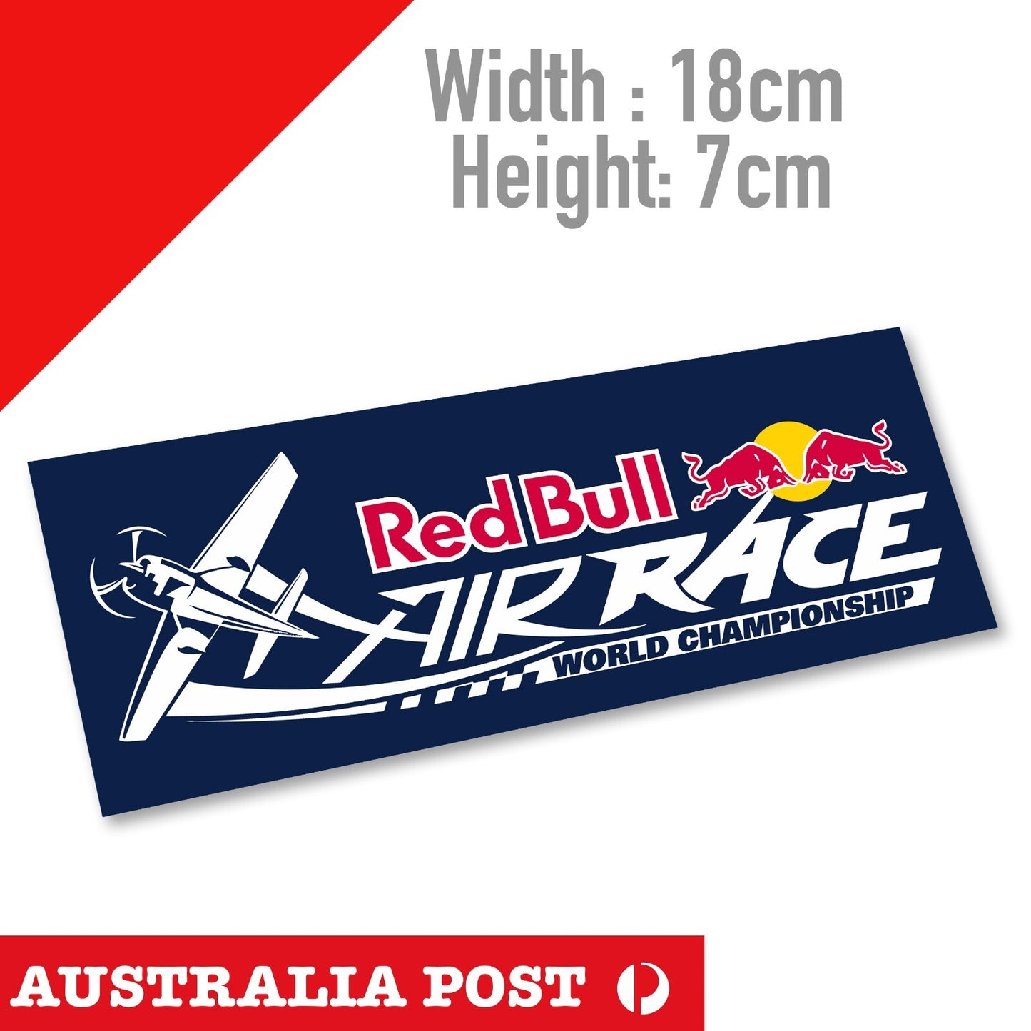 Air Race Red Bull WORLD CHAMPIONSHIP, Racing Banner Sticker