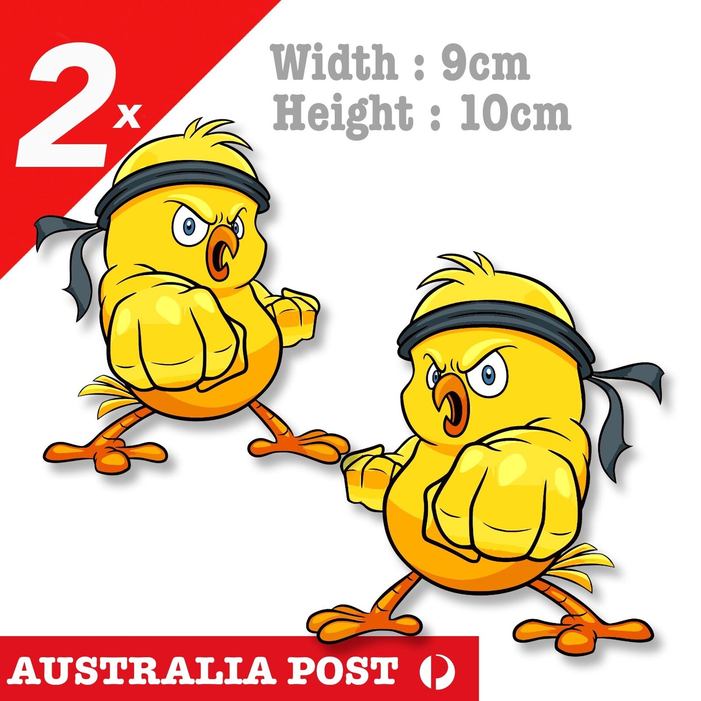 Karate Chick, Funny Sticker ,Animal Sticker