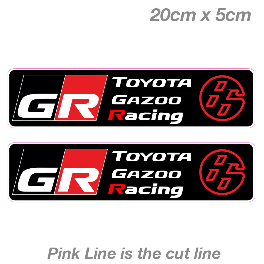 Toyota 86 Gazoo Racing GR Laptop , Car  Vinyl  Sticker 