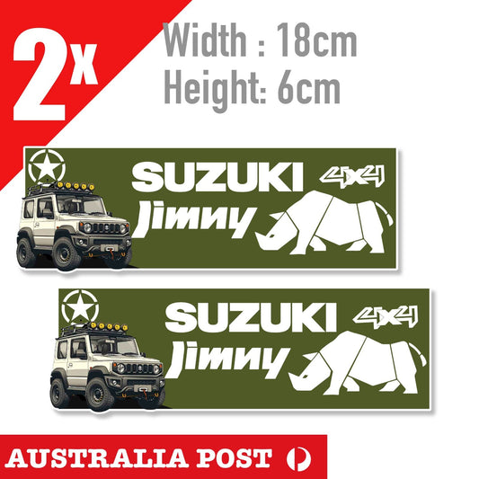 SUZUKI JIMNY 4x4  4x4 Offroad  Banner Off Road Monster Tuned 4x4  Sticker