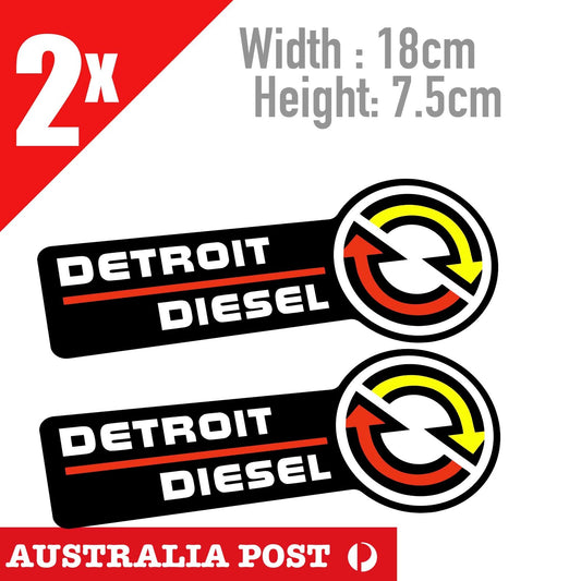 Detroit Diesel Power , Engine Automotive Gas Oil Service  Car Sticker
